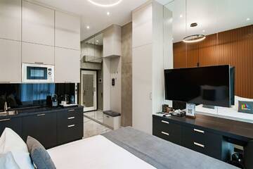 Апартаменты Studio Garden без балкона в  Апарт-отель МЕТРОПОЛЬ